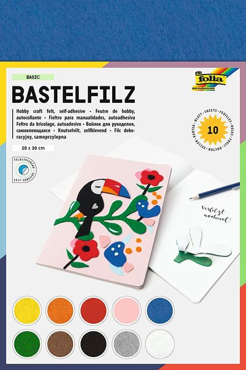 Actual product image Folia Handicraft felts self-adhesive