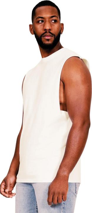 Actual product image Universal Textiles Mens Ringspun Cotton Drop Arm Holes Tank Top (L)