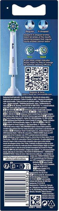 Actual product image Oral-B Pro Cross Action brushes, set of 4 (4 x)
