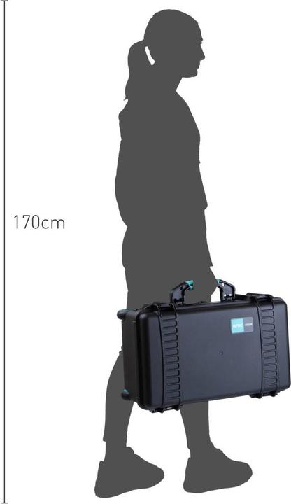 Image du produit HPRC 2550W Mallette, sur roulettes avec garniture en mousse