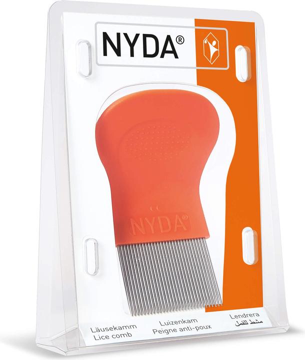 Actual product image Nyda Lice and nit comb metal, 1 pc. comb