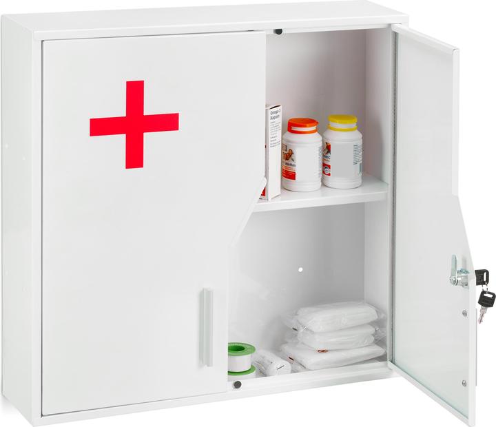 Image du produit Relaxdays Armoire à pharmacie (53 x 14.5 x 53 cm)