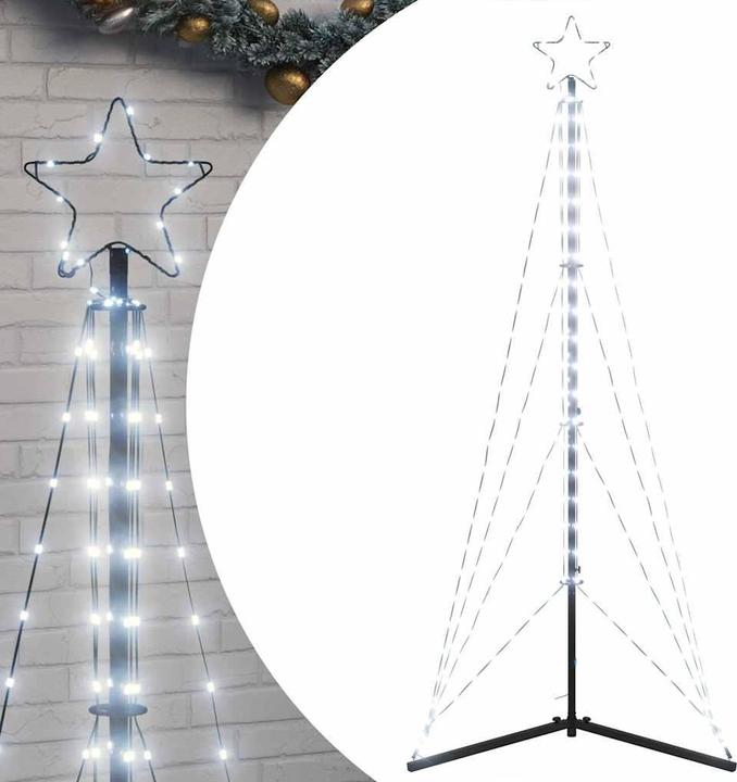 Immagine prodotto VidaXL Illuminazione per albero di Natale 363 LED bianco freddo 182 cm
