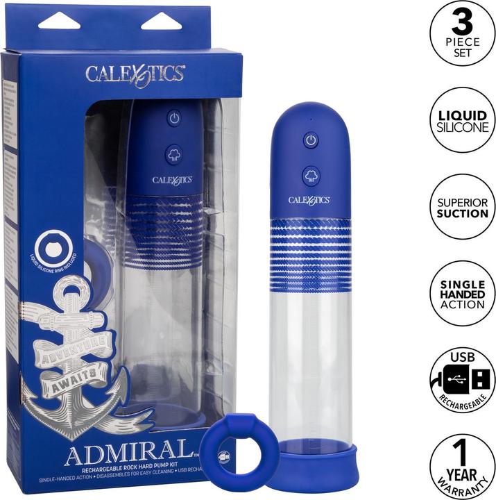 Image du produit CalExotics Kit de pompe Rock Hard rechargeable Admiral™