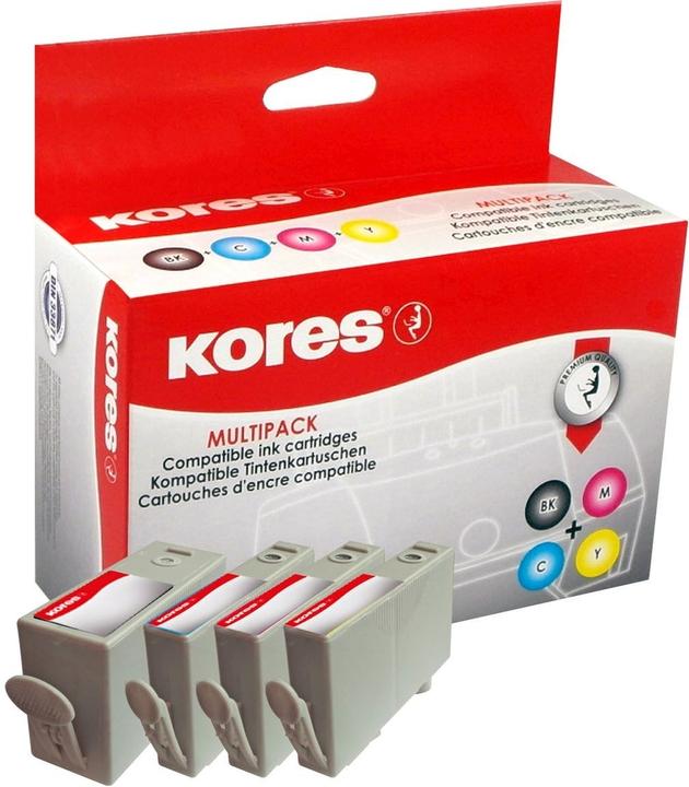 Actual product image Kores Ink compatible CMYBK Orig.Nr. C2N92AE KOR (Color, FC)