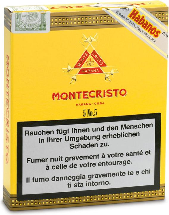 Actual product image Montecristo No. 5 (Parejo)