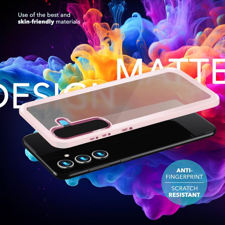 Immagine prodotto Nalia Copertura ibrida semitrasparente con cornice protettiva (Samsung Galaxy S24+)