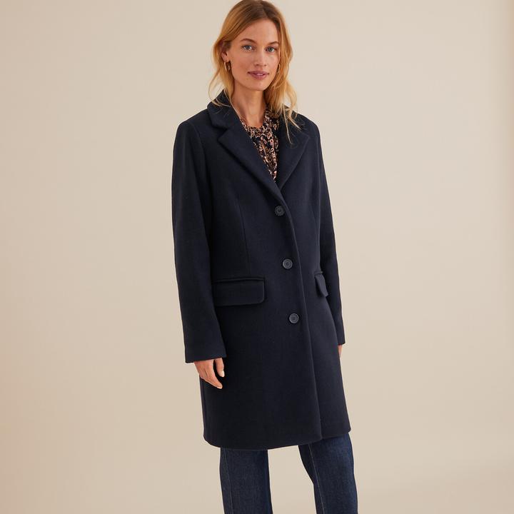Actual product image Anne Weyburn Half-length coat with button fastening (36)