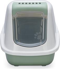 Actual product image Savic kattenbak nestor botanical groen (Cat litter box closed)