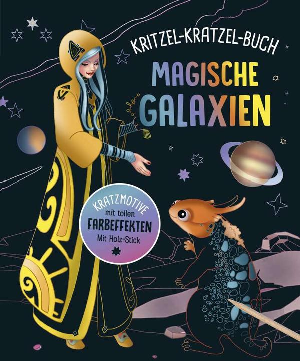 Actual product image Magische Galaxien - Kritzel-Kratzel-Buch für Kinder ab 7 Jahren (German, 2021)