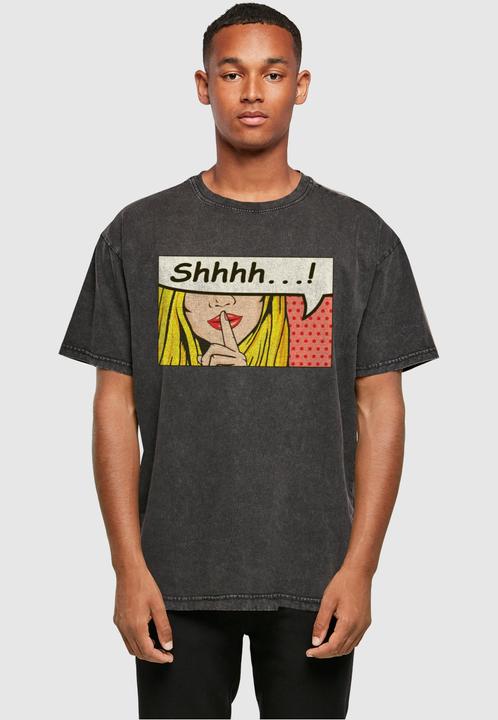 Image du produit Merchcode Silent Sign Comic Acid Washed Oversized Tee - 116363 (S)