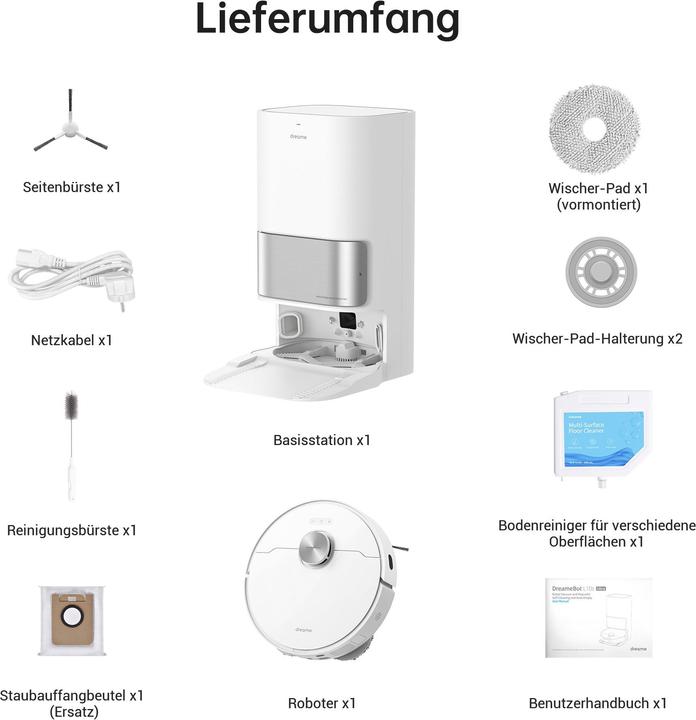 Image du produit Dreame L10s Ultra (Robot d'aspiration et de nettoyage)