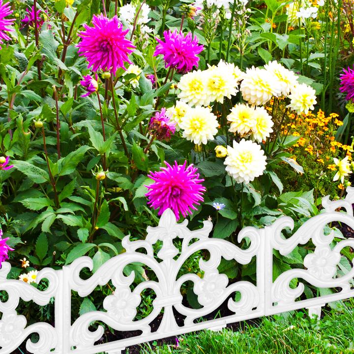 Actual product image Relaxdays Cast Iron Garden Fence (36 cm)