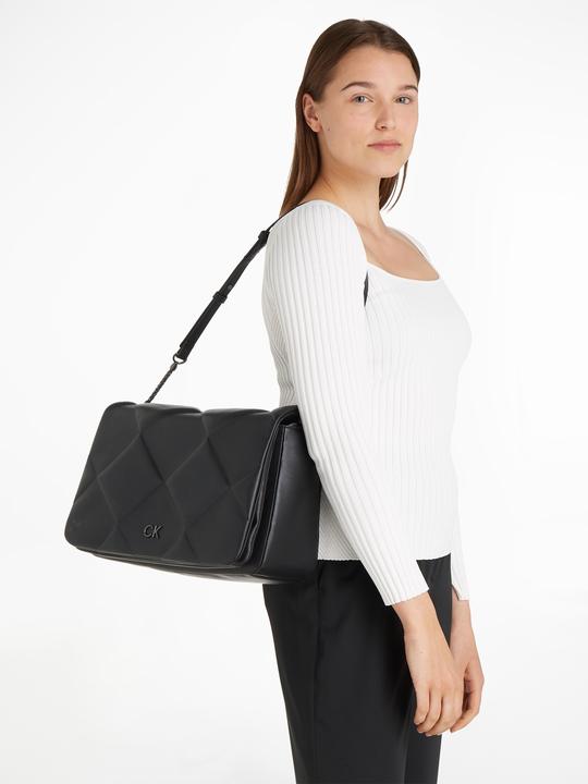 Actual product image Calvin Klein Re-Lock Quilt shoulder bag for women