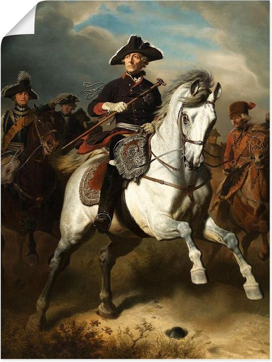 Produktbild Artland Friedrich der Grosse zu Pferde. 1861 T6XR (60 x 80 cm)
