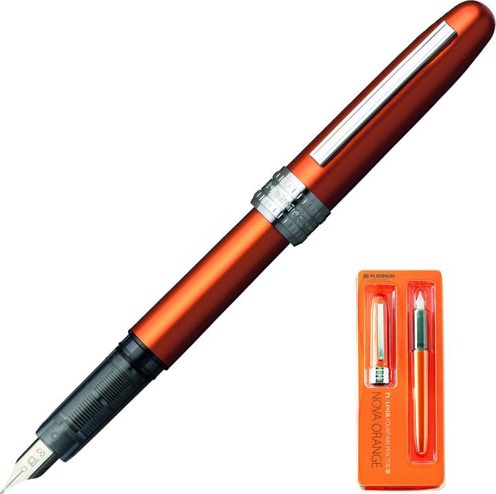 Actual product image Platinum Orange Plaisir Fountain Pen (Orange, 1 x)