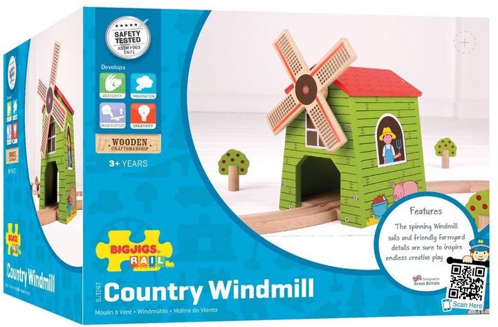 Actual product image Bigjigs Wooden windmill