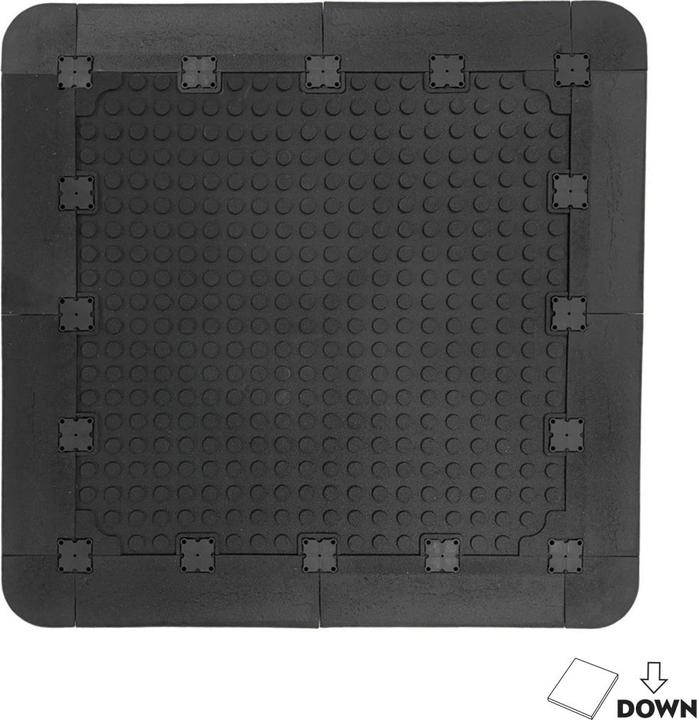 Actual product image Gladiatorfit Gummiboden 100x100x2 cm für Innen- und Aussenbereiche (2 cm)