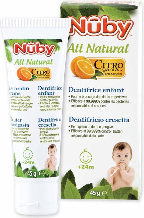 Produktbild Nuby All Naturals Lernzahncreme