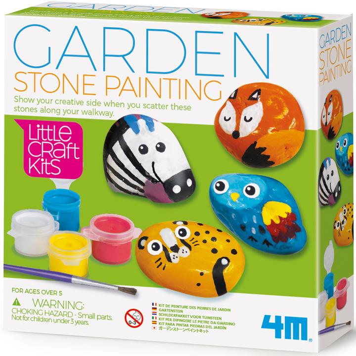 Immagine prodotto 4M Little Craft | Kit per dipingere e creare pietre da giardino | Artigianato e attività | Bambini 8+