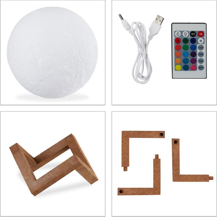 Produktbild Relaxdays Mondlampe (0.15 m)