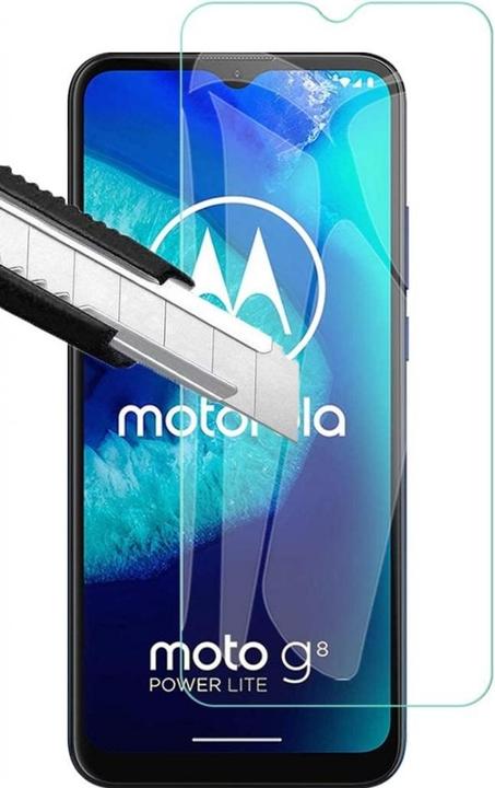 Actual product image Screenguard Motorola Moto G8 Power Lite Protective Glass Film Case Friendly Design (1 Piece, Motorola Moto G8 Power Lite)