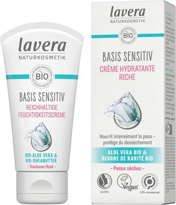 Produktbild Lavera reichhaltige Feuchtigkeitscreme basis sensitiv Creme (50 ml, 24h Creme)