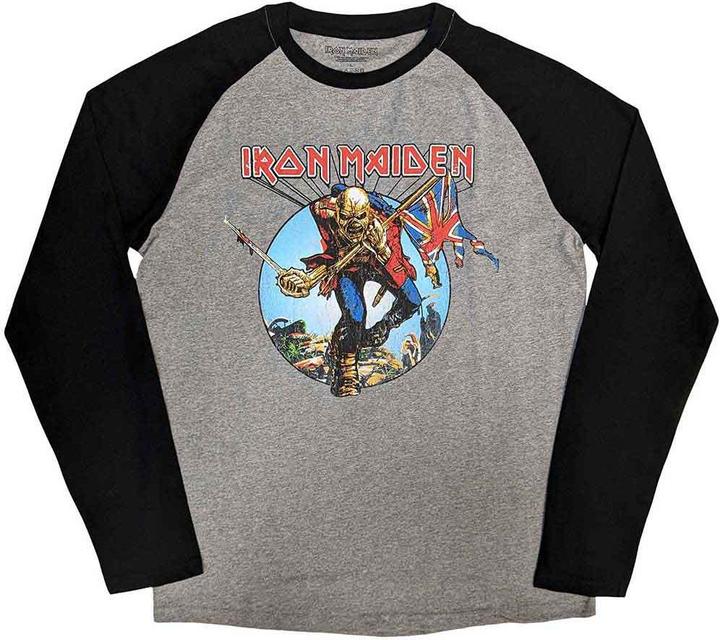 Iron Maiden Trooper Burst Raglan Longseeve