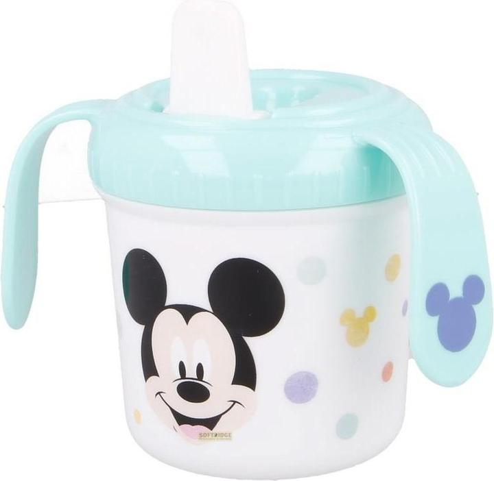 Produktbild Stor Becher mit Ohren und Trinker 250ml Mickey Mouse