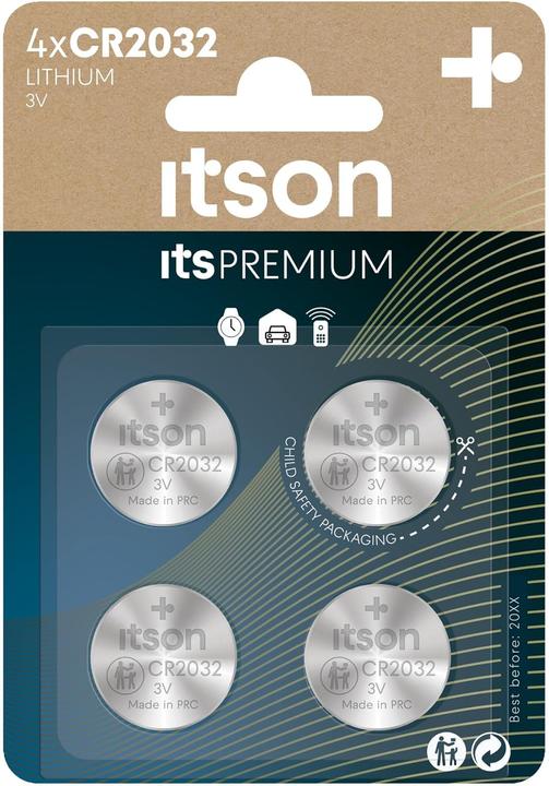 Itson CR2032 (4 pcs, CR2032)