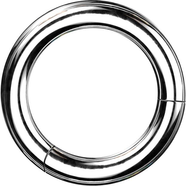 Produktbild Star Piercing Segmentring klappbar silber (ohne Messing, Titan G23)
