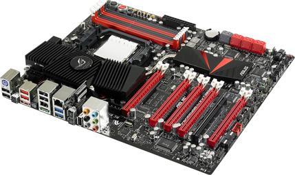 Produktbild ASUS Crosshair IV Extreme, AMD 890FX, AM3, CF X, Fuzion (AM3, AMD 890FX, ATX)