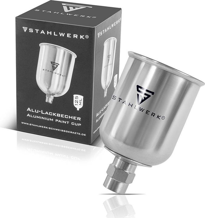 Image du produit Stahlwerk Gobelet à peinture en aluminium 125 ml pour pistolet à peinture