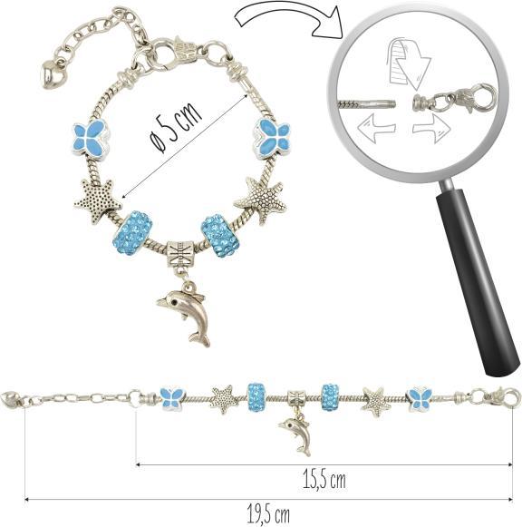 Produktbild Ulysse Couleurs d'Enfance Sehr schönes Armband mit Delphin Motiv (5 cm)