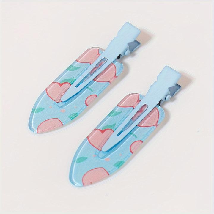 Produktbild Activity Board 2pcs Assorted Cute Hair Clips, Non-Slip Hair Barrettes, Side Bangs Duckbill Clips, Trendy Hair (2 Stk.)