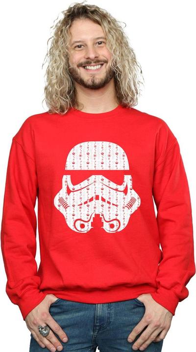 Produktbild Star Wars Christmas Stormtrooper Helmet Sweatshirt (S)