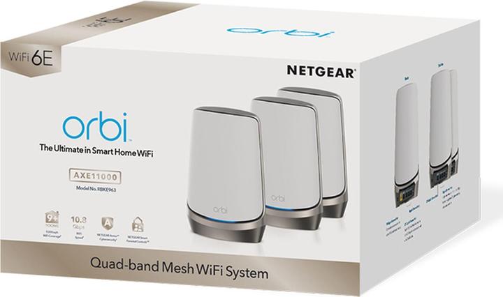 Actual product image Netgear Orbi RBKE963 - Pack of 3