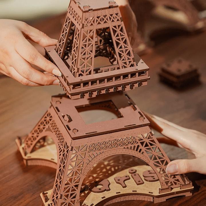 Produktbild Robotime Bausatz Night Of The Eiffeltower, Modell Art: Gebäude