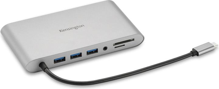 Productafbeelding Kensington UH1440p Mobiel USB-C 8-in-1 Docking Station (USB-C, 3 Havens)