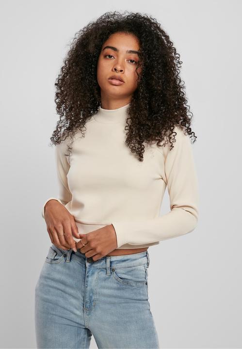 Urban Classics Ladies Interlock Short Turtleneck Crew