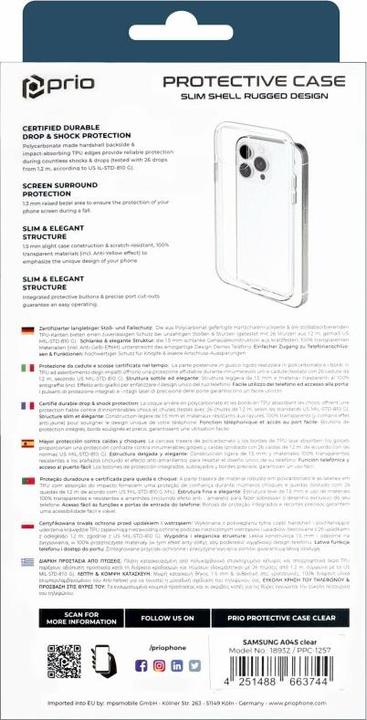 Image du produit prio Housse de protection pour Samsung A04s clair (Samsung Galaxy A04S)
