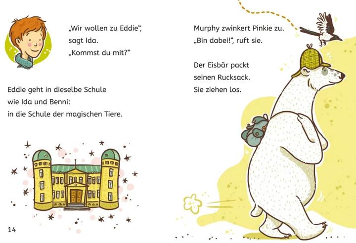Produktbild Die Schule der magischen Tiere ermittelt 3: Der Kokosnuss-Klau (Zum Lesenlernen) (Deutsch, Nina Dulleck, Margit Auer, 2021)