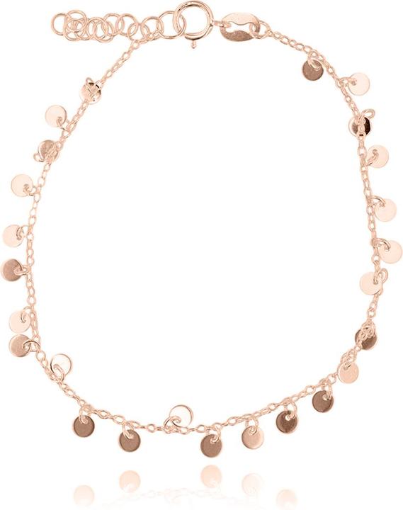 Produktbild Leyda Armkete Plaquetten (19.50 cm, vergoldet 750 / 18 K Gold, Silber 925)
