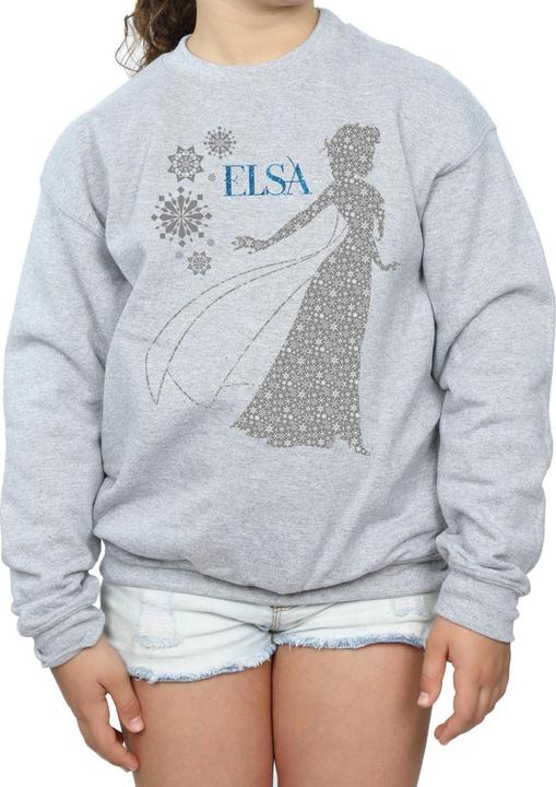Image du produit Disney - Sweat FROZEN ELSA CHRISTMAS SILHOUETTE - Fille (140, 146)