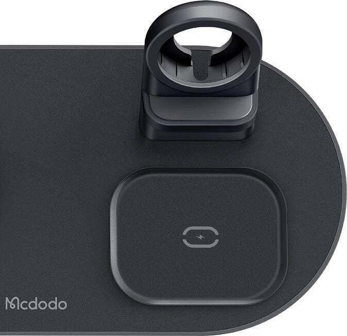 Actual product image Mcdodo 3 in 1 Wireless Charger 15W - Black (15 W)