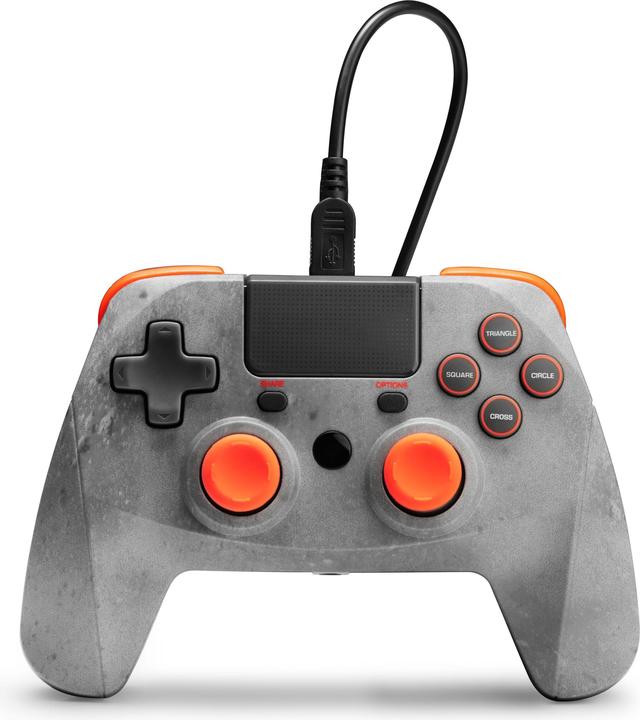 Produktbild Snakebyte Pad 4 S Wireless PS4 Controller - grau orange (PC, PS4)