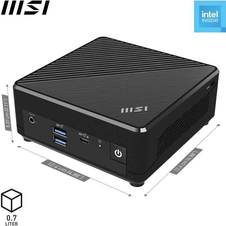 Image du produit MSI Cubi N ADL-006DE (Intel N200, 4 Go, 128 Go, Intel UHD Graphics)