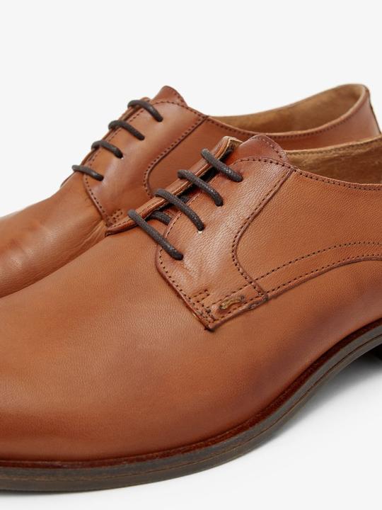 Actual product image Bianco BIABYRON leather derby shoes (43)