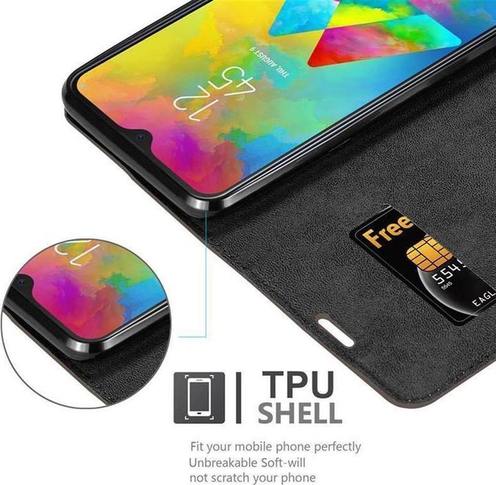 Immagine prodotto Cadorabo Copertina magnetica invisibile del libro (Samsung Galaxy M20)