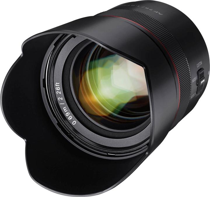 Actual product image Samyang AF 75mm f/1.8 FE, Sony E (Sony E, full size)